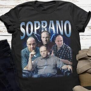 Tony Soprano Graphic Tee Gift For Men Women Classic Tv Movie Fan Casual Shirt